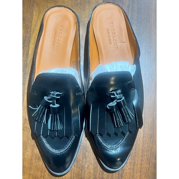 Everlane The Modern Tassel Loafer Mule in Black New Womens Oxford Slides - Picture 4 of 12